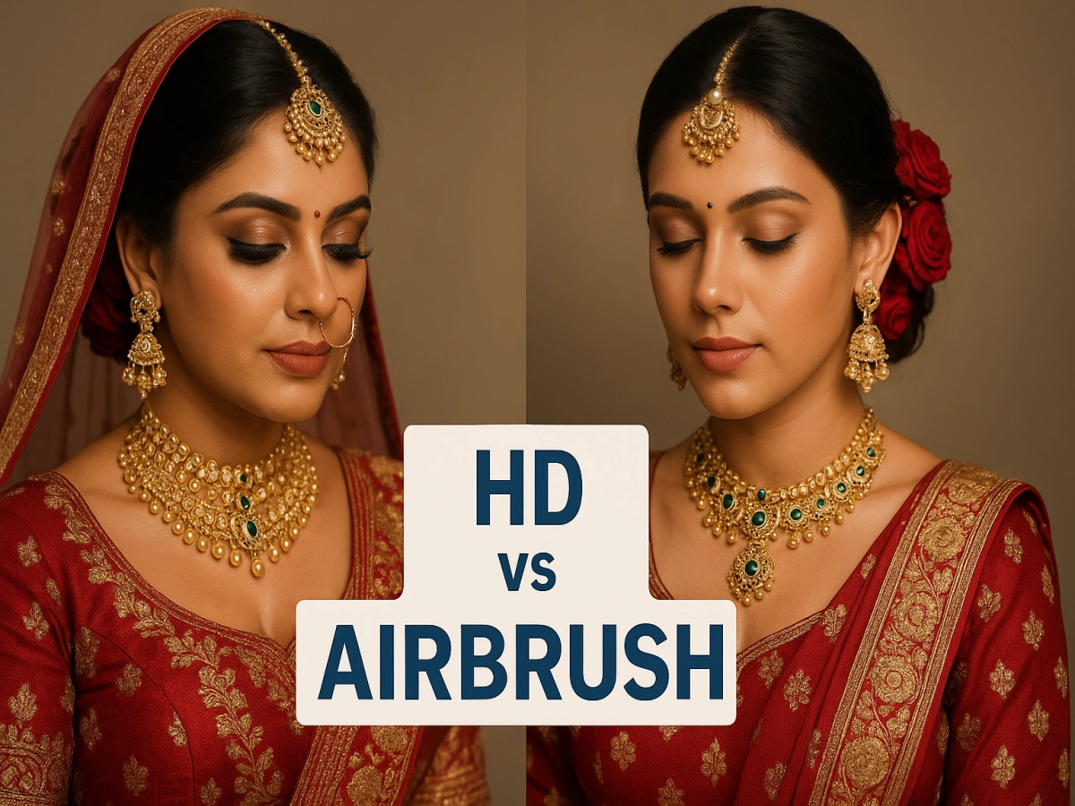 HD vs Airbrush Bridal Makeup